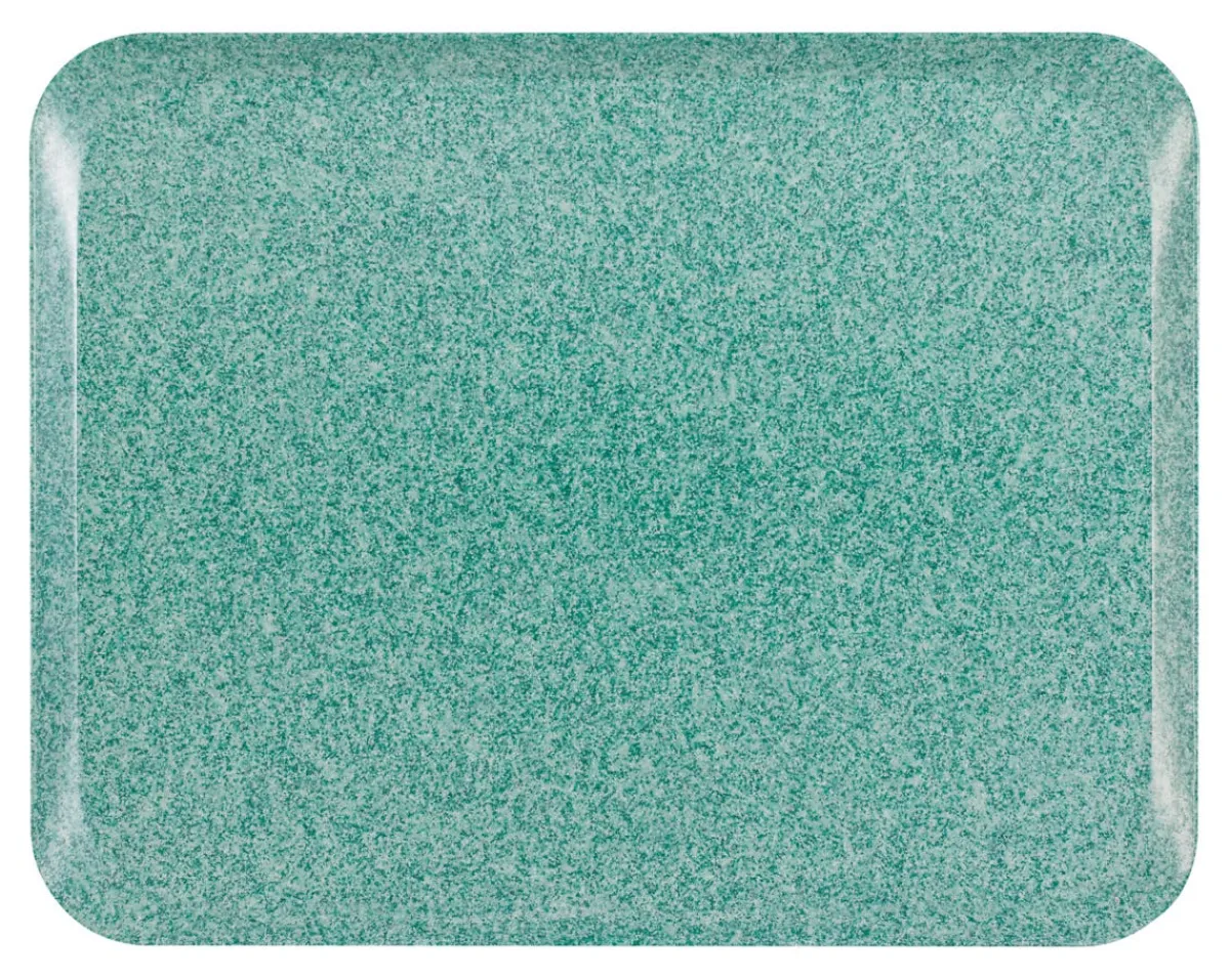 PLATEX Plateau polyester vert 40x30 cm Poly Str Discount