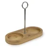 Plateau pour moulins à sel/poivre ovale Bambou 18,5x8,5 cm Paris Classique - PEUGEOT SAVEURS Hot