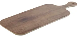 Plateau rectangulaire brun mélamine 48 cm Oak - APS Best