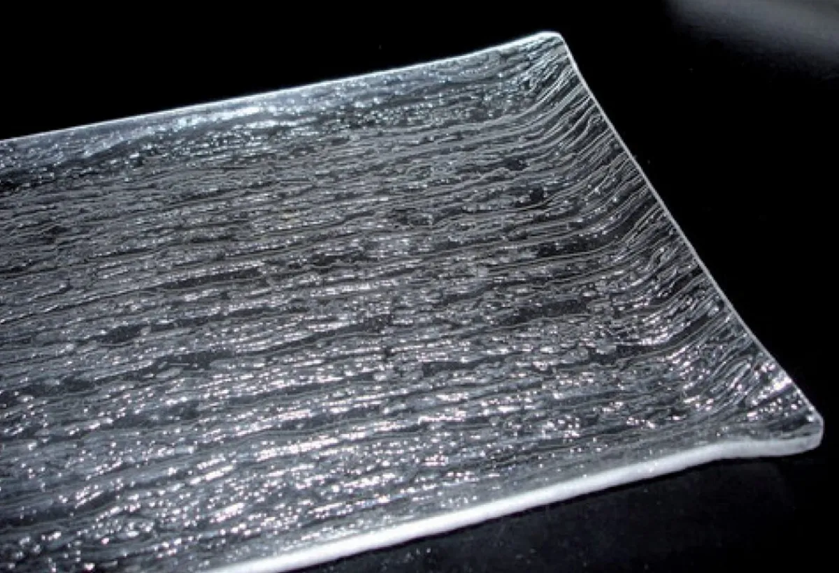 Plateau rectangulaire transparent acrylique 40 cm Pap Glace - PLATEX Online