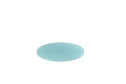 Plateau rond bleu résine Nacryl® Ø 24,5 cm - MEALPLAK Discount