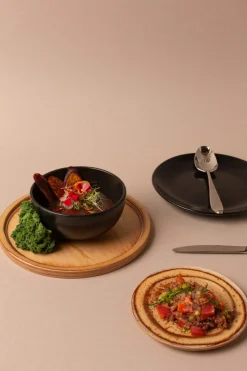 Plateau rond bouleau Ø 22 cm - DE LA ROCA Discount