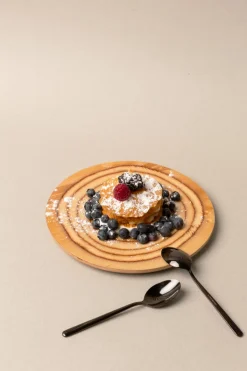 Plateau rond bouleau Ø 22 cm - DE LA ROCA Discount