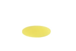 MEALPLAK Plateau rond jaune résine Nacryl® Ø 24,5 cm