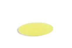 Plateau rond pour cloche résine Nacryl® jaune Ø 33 cm 1 cm - MEALPLAK Best