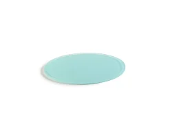 MEALPLAK Plateau rond pour cloche résine Nacryl® bleu lagon Ø 23 cm 1 cm Outlet