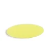 Plateau rond pour cloche résine Nacryl® jaune Ø 30 cm 1 cm - MEALPLAK Hot