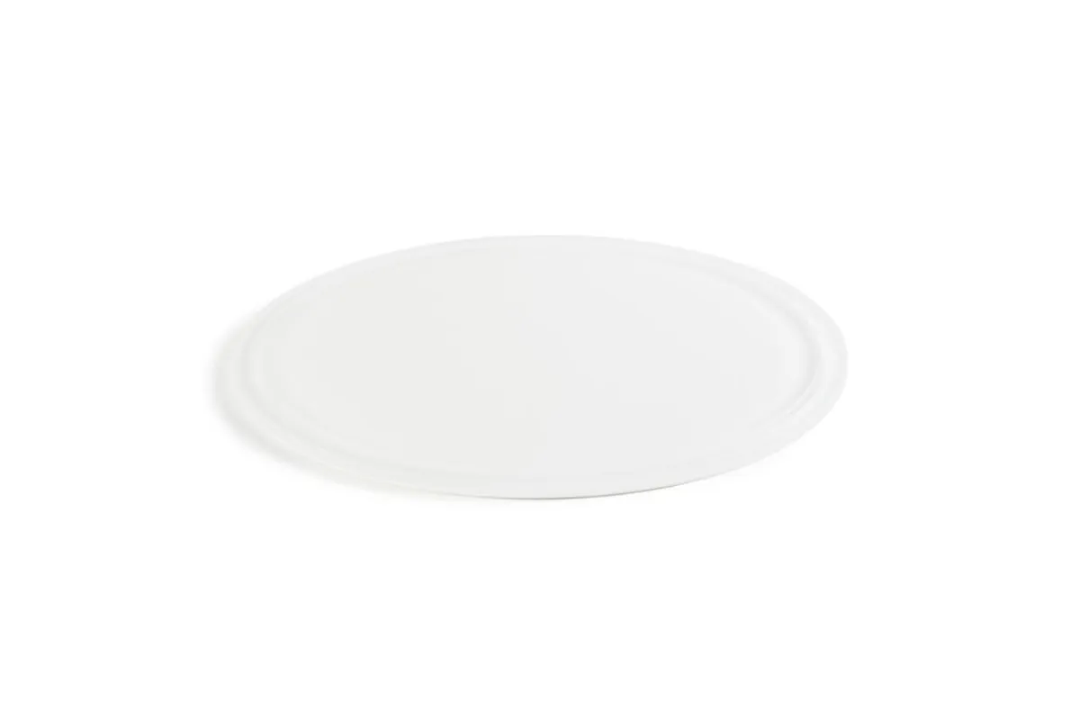 Plateau rond pour cloche résine Nacryl® blanc Ø 33 cm 1 cm - MEALPLAK New