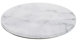 Plateau résine Nacryl® marbre blanc Ø 20 cm 1 cm Mealplak - REVOL Outlet