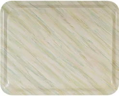PLATEX Plateau stratifié bois beige 40x30 cm Clearance