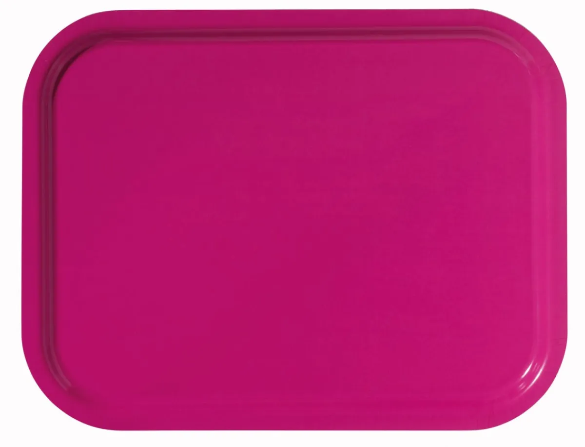 PLATEX Plateau stratifié bois fuschia 40x30 cm