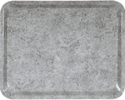 PLATEX Plateau stratifié bois gris 46x36 cm Best