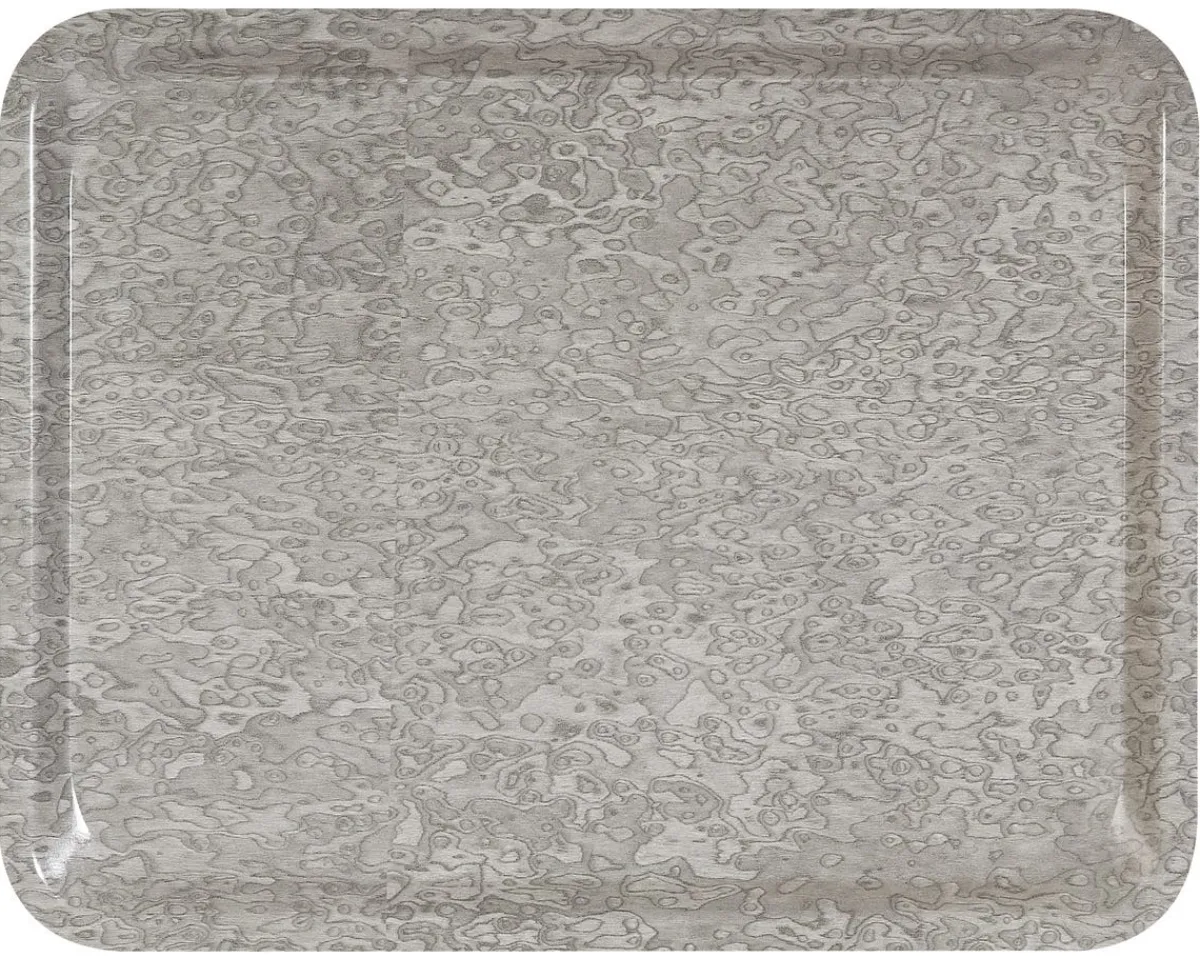 PLATEX Plateau stratifié bois gris 37x28 cm Outlet