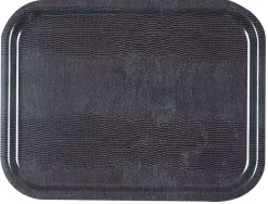 Plateau stratifié bois marron 46x36 cm - PLATEX Hot