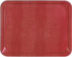 PLATEX Plateau stratifié bois rouge 37x28 cm Hot