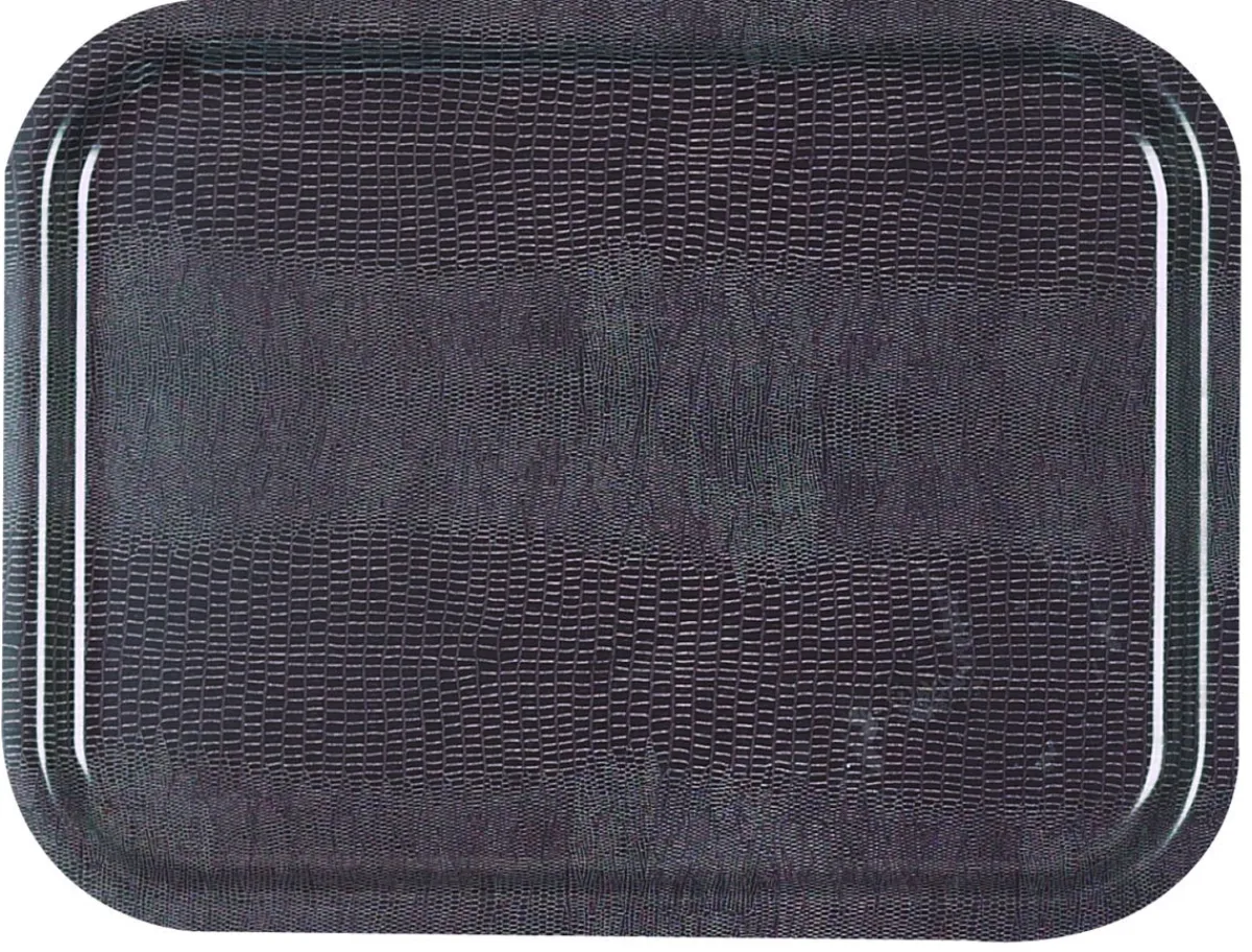 Plateau stratifié GN1/2 bois marron 32,5x26,5 cm - PLATEX Sale