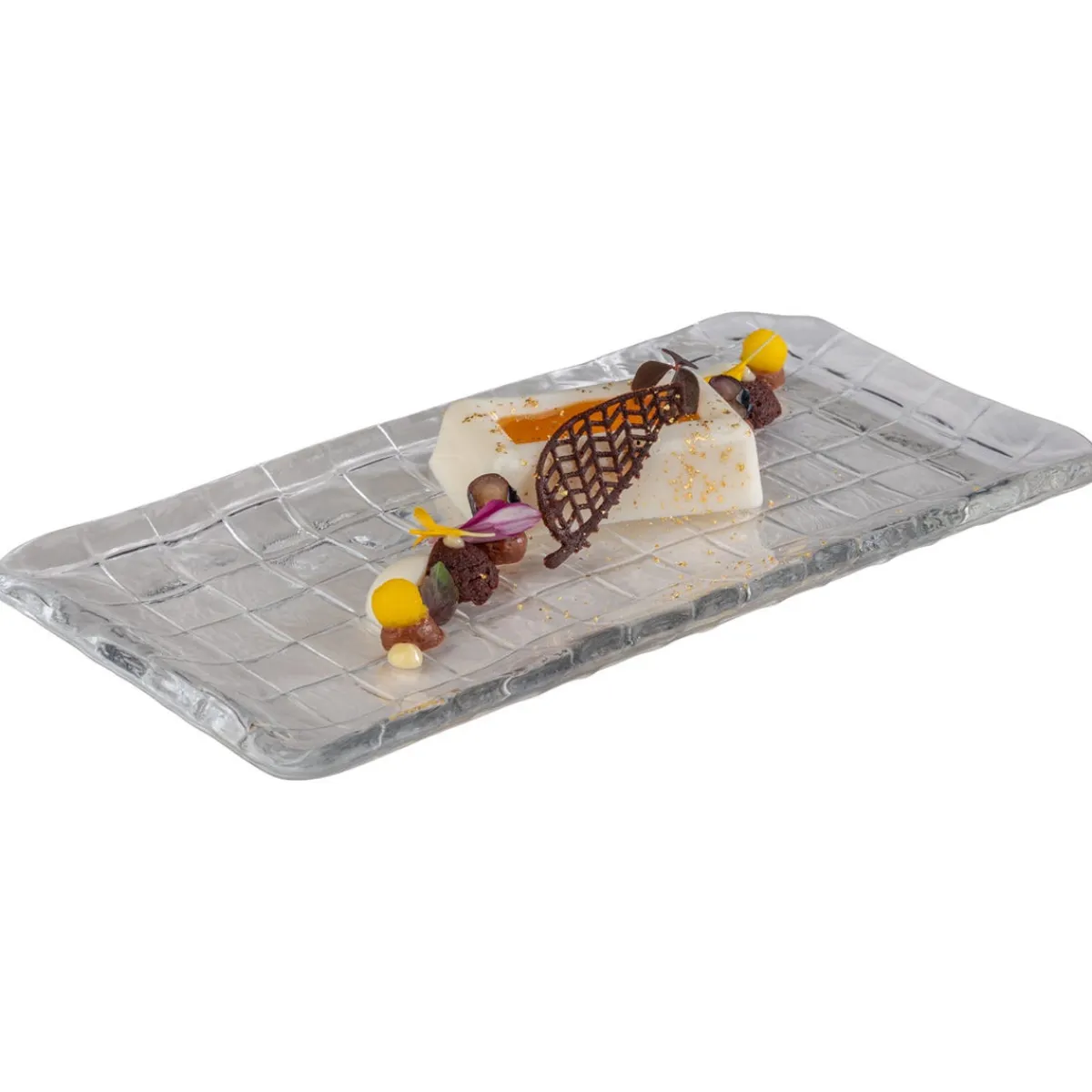 APS Plateau sushi verre 26x13x1,5 cm Takashi Outlet