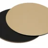 Plateau traiteur rond noir carton Ø 26 cm (100 pièces) - Aucune Clearance