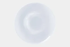 Plat 2 empreintes blanc porcelaine bone china 25 cm Feelings - RAK New
