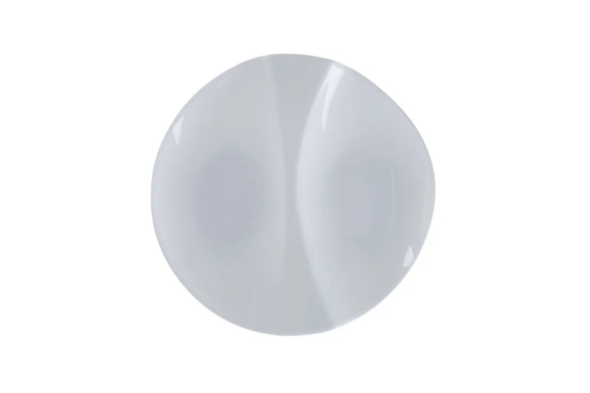 RAK Plat 2 empreintes blanc porcelaine bone china 25 cm Feelings Sale