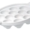 REVOL Plat à escargots ovale blanc porcelaine culinaire 17,5x16 cm Belle Cuisine Outlet