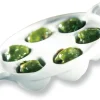 Plat à escargots ovale blanc porcelaine culinaire 14x12,7 cm Belle Cuisine - REVOL Outlet
