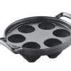 REVOL Plat à escargots ovale noir porcelaine culinaire 14x12,7 cm Belle Cuisine New