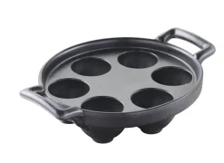 REVOL Plat à escargots ovale noir porcelaine culinaire 14x12,7 cm Belle Cuisine New