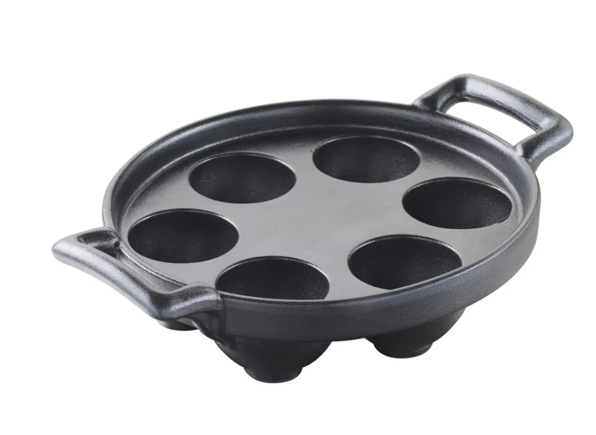 REVOL Plat à escargots ovale noir porcelaine culinaire 14x12,7 cm Belle Cuisine New
