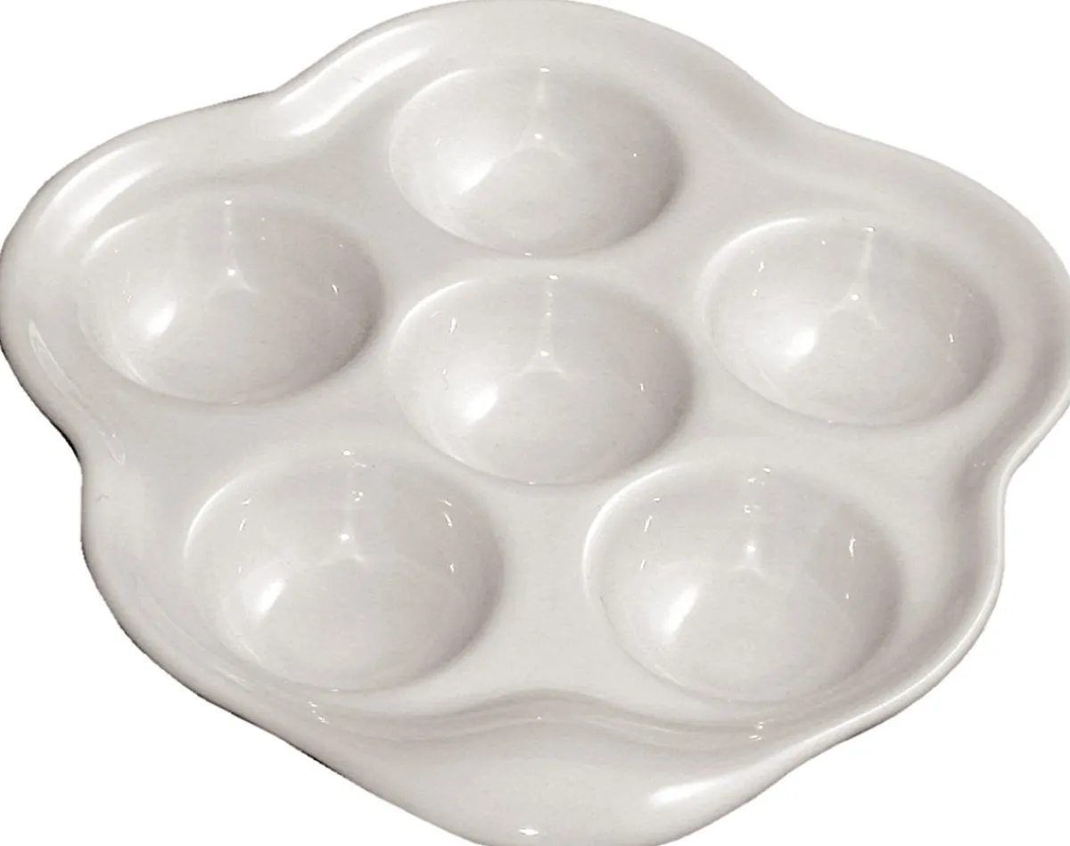 REVOL Plat à escargots rond blanc porcelaine culinaire Ø 16 cm French Classics Discount