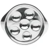Plat à escargots 6 trous rond inox 18/0 Ø 16,5 cm - DEGRENNE Best