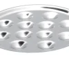 Plat à escargots 12 trous rond inox Ø 23 cm - PRO.MUNDI Clearance