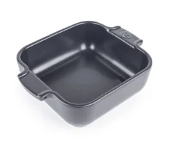 Plat à four carré ardoise porcelaine 18 cm Céramique - PEUGEOT SAVEURS Discount