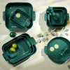 Plat à four carré vert forêt porcelaine vitrifiée 28x28 cm Céramique - PEUGEOT SAVEURS Outlet