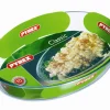 Plat à four ovale transparent verre borosilicate 35 cm - Aucune Best