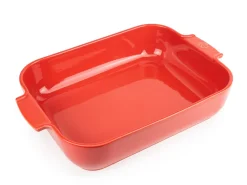 PEUGEOT SAVEURS Plat à four rectangulaire rouge porcelaine 32x21,7 cm Céramique New