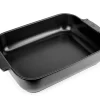 PEUGEOT SAVEURS Plat à four rectangulaire Satin black porcelaine 40x27,2 cm Céramique Sale