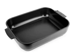 PEUGEOT SAVEURS Plat à four rectangulaire Satin black porcelaine 40x27,2 cm Céramique Sale