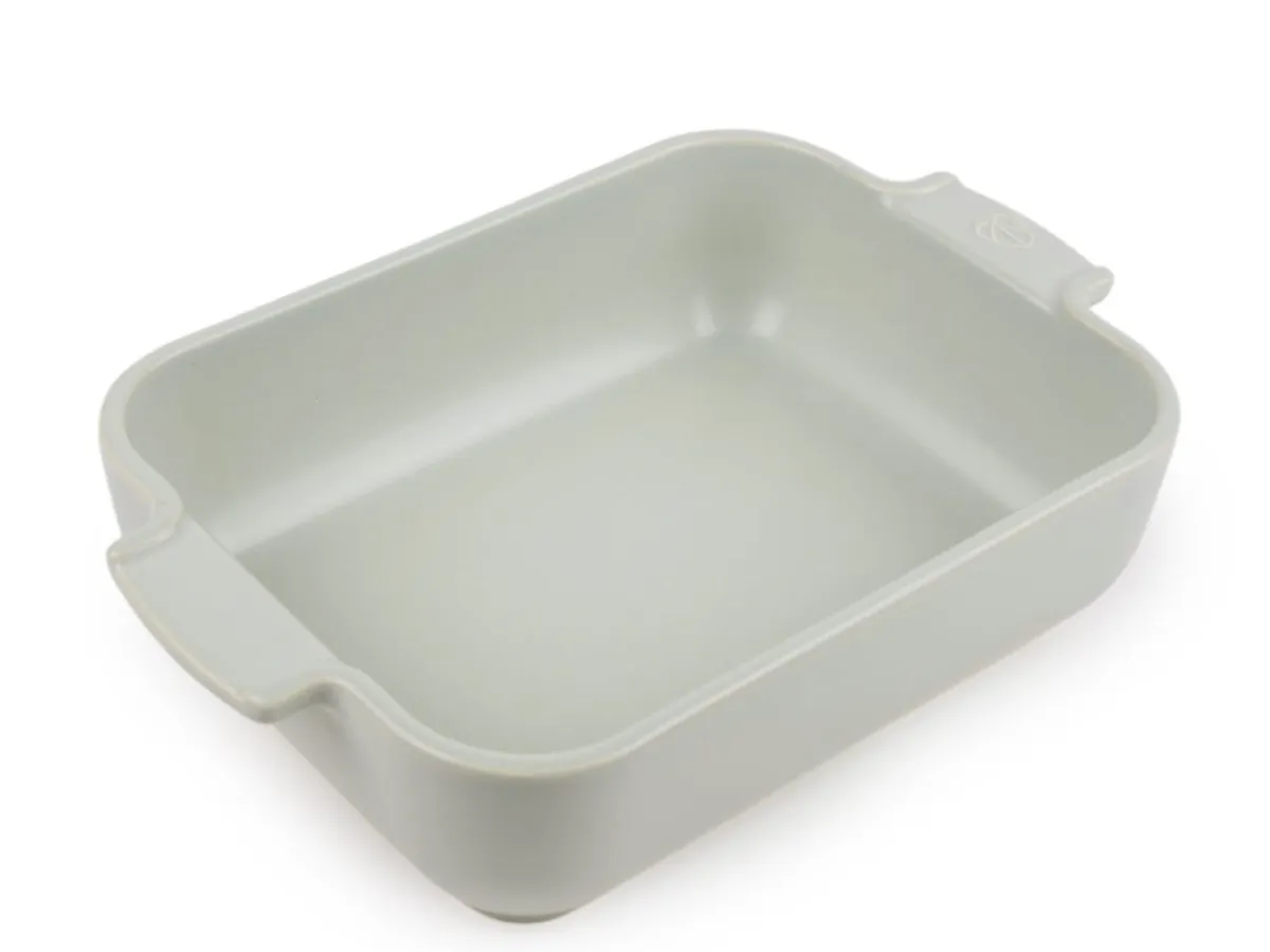 Plat à four rectangulaire vert sauge porcelaine 25 cm Céramique - PEUGEOT SAVEURS Best