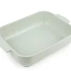 PEUGEOT SAVEURS Plat à four rectangulaire vert sauge porcelaine 32 cm Céramique Online