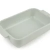 Plat à four rectangulaire vert sauge porcelaine 22 cm Céramique - PEUGEOT SAVEURS