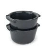 PEUGEOT SAVEURS Plat à four rond noir porcelaine Ø 11 cm Appolia Discount