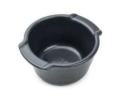PEUGEOT SAVEURS Plat à four rond noir porcelaine Ø 11 cm Appolia Discount