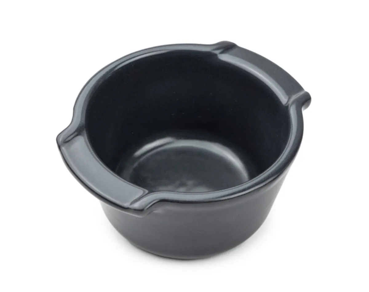 PEUGEOT SAVEURS Plat à four rond noir porcelaine Ø 11 cm Appolia Discount