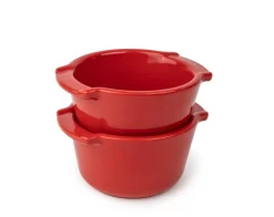 PEUGEOT SAVEURS Plat à four rond rouge porcelaine Ø 11 cm Appolia Best