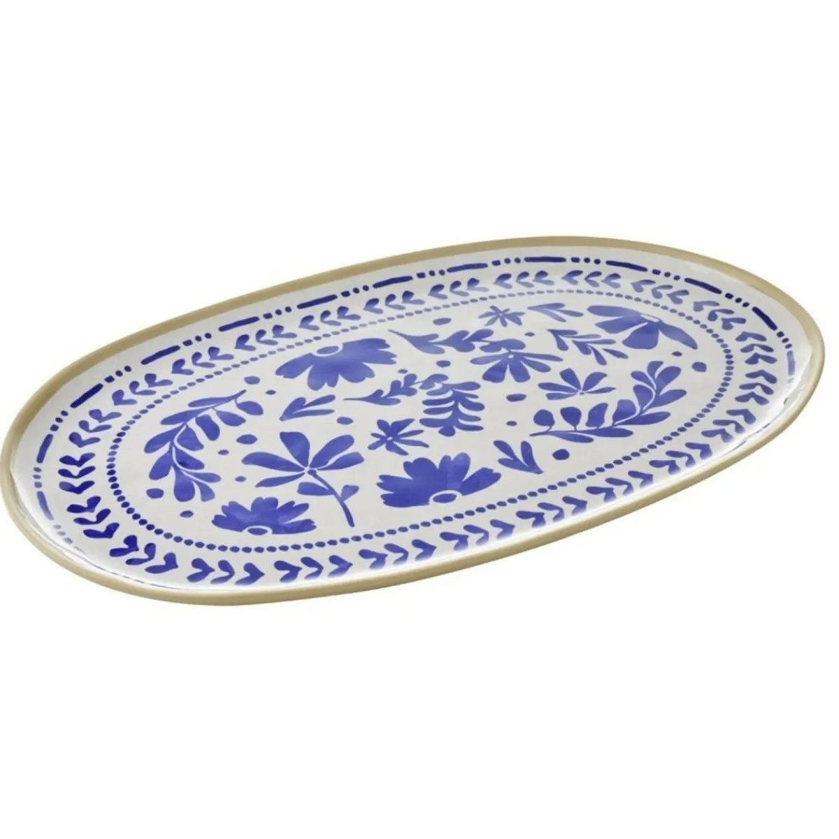 Plat GN1/1 mélamine blanc 53x32,5x2,5 cm Floryn - APS Best