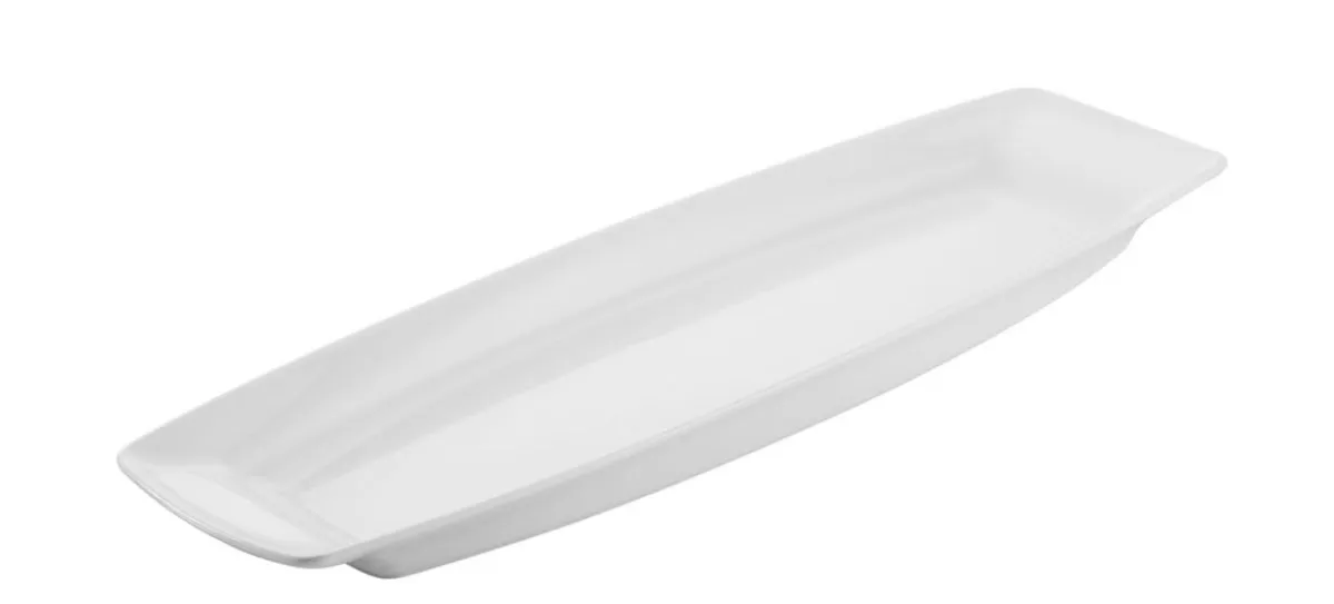 Plat GN2/4 porcelaine culinaire blanc 53x16,2x3,8 cm Alexandrie - REVOL