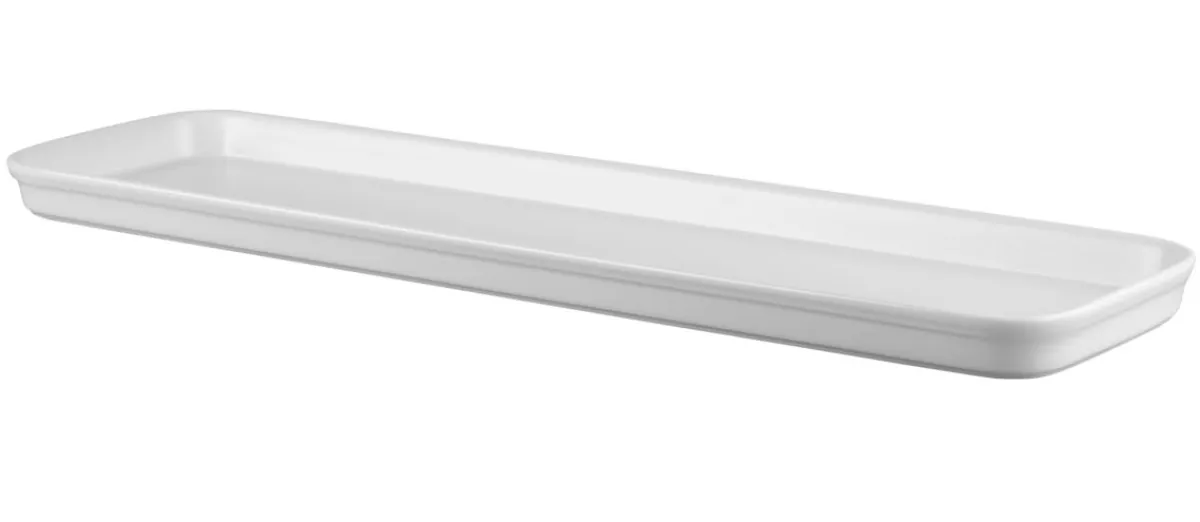 CHURCHILL Plat GN2/4 porcelaine vitrifiée blanc 53x15x2,5 cm 1,4 L Counter Serve Discount