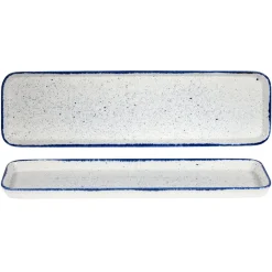 Plat GN2/4 porcelaine vitrifiée Hints Indigo 53x15x2,5 cm 1,4 L Stonecast Hints - CHURCHILL Online