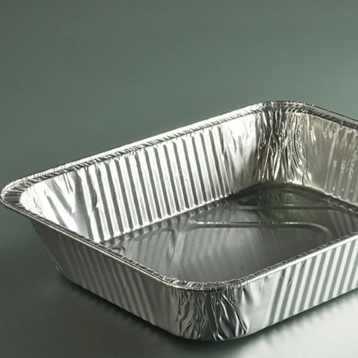 Plat GN1/2 rectangulaire gris aluminium 32,2x26,2x6 cm 360 cl (100 pièces) - Aucune Best